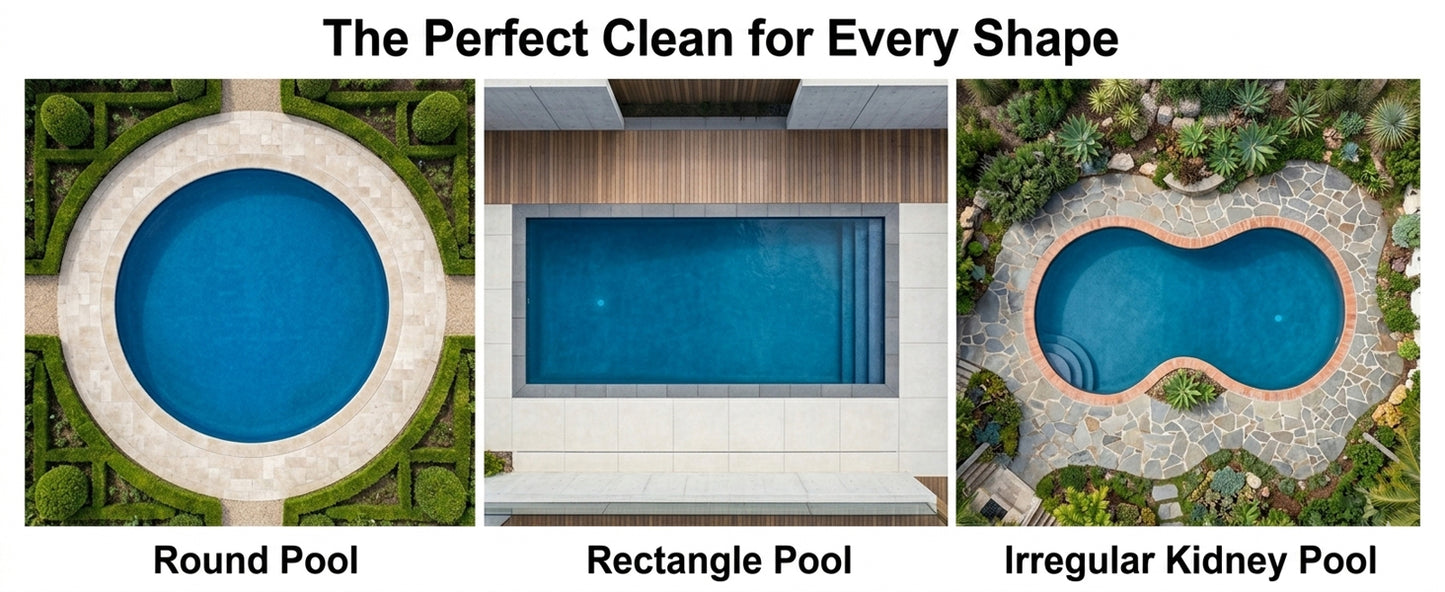 Y10 Cordless Robotic Pool Cleaner, Automatic Pool Vacuum - 120 Mins Runtime, Powerful Suction, Self-Parking, Lightweight for Above/Inground Pools Up to 65ft/1100 Sq.Ft (Ivory)