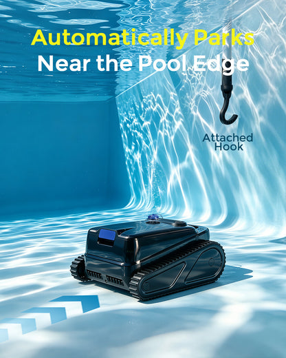 2026 Upgrade OUCAXIA Robotic Pool Vacuum for Inground & Above Ground Pools Wall Climbing Pool Robot
