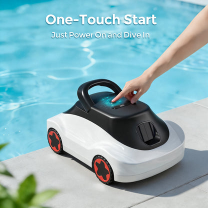 C5 Robotic Pool Cleaner, Cordless Pool Vacuum for Above-Ground & Inground Pools up to 2,000 Sq.Ft, Strong Suction, 160-Min Runtime, Smart Auto-Parking & 2.7L Large Debris Basket