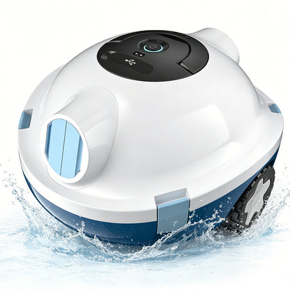 Cordless Robotic Pool Cleaner, Automatic Pool Vacuum - 90 Mins Runtime, Powerful Suction, Self-Parking, Lightweight for Above/Inground Pools Up to 65ft/1100 Sq.Ft