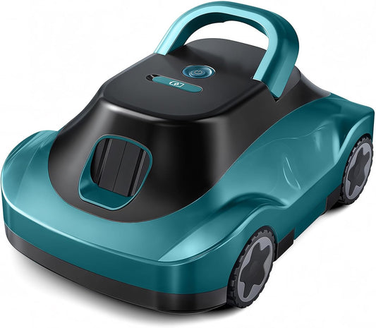 C5 Cordless Robotic Pool Cleaner with 180-Min Runtime, 2.7L Large Filter Basket & Self Parking, Pool Vacuum for Above-Ground Flat Pools up to 2200 Sq.Ft